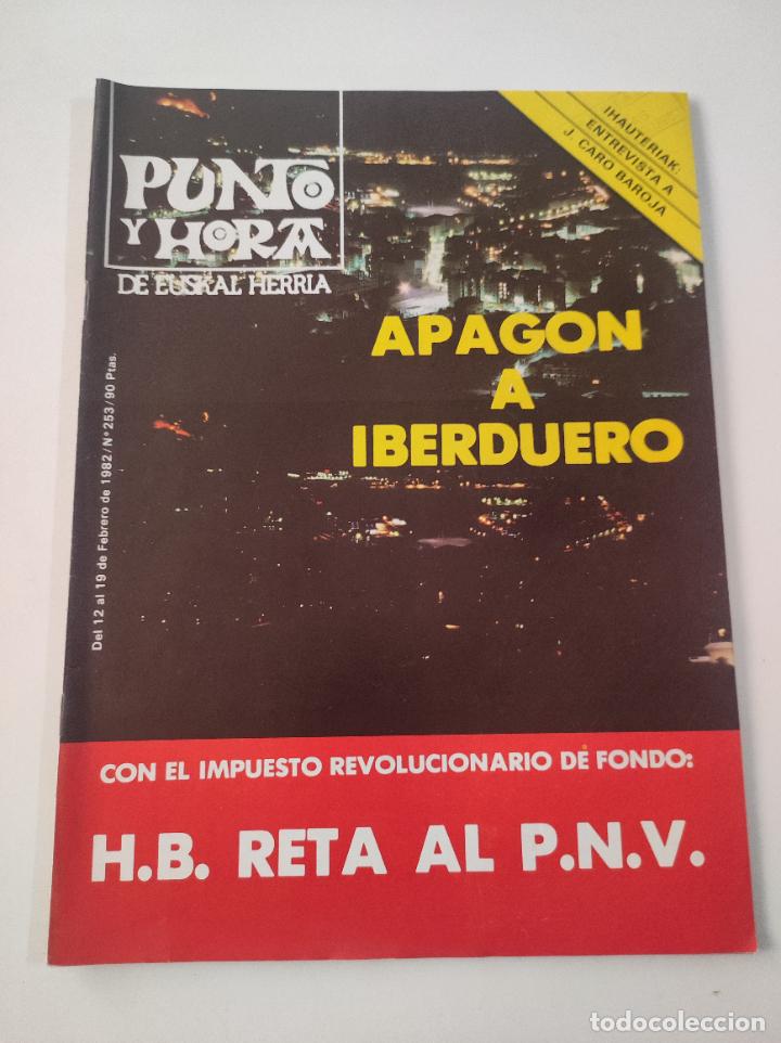 Coleccionismo de revistas y peri&oacute;dicos: Revista Punto y Hora de Euskal Herria N&ordm; 253 - VVAA