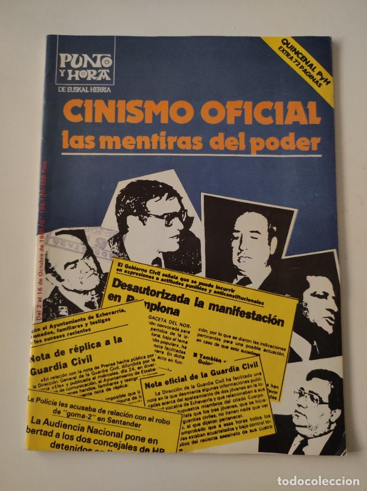 Coleccionismo de revistas y peri&oacute;dicos: Revista Punto y Hora de Euskal Herria.N&ordm; 195/96 - VVAA