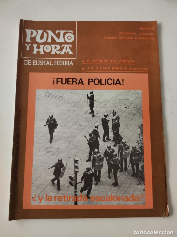 Collezionismo di Riviste e Giornali: Revista Punto y Hora de Euskal Herria.N&ordm;197 - VVAA