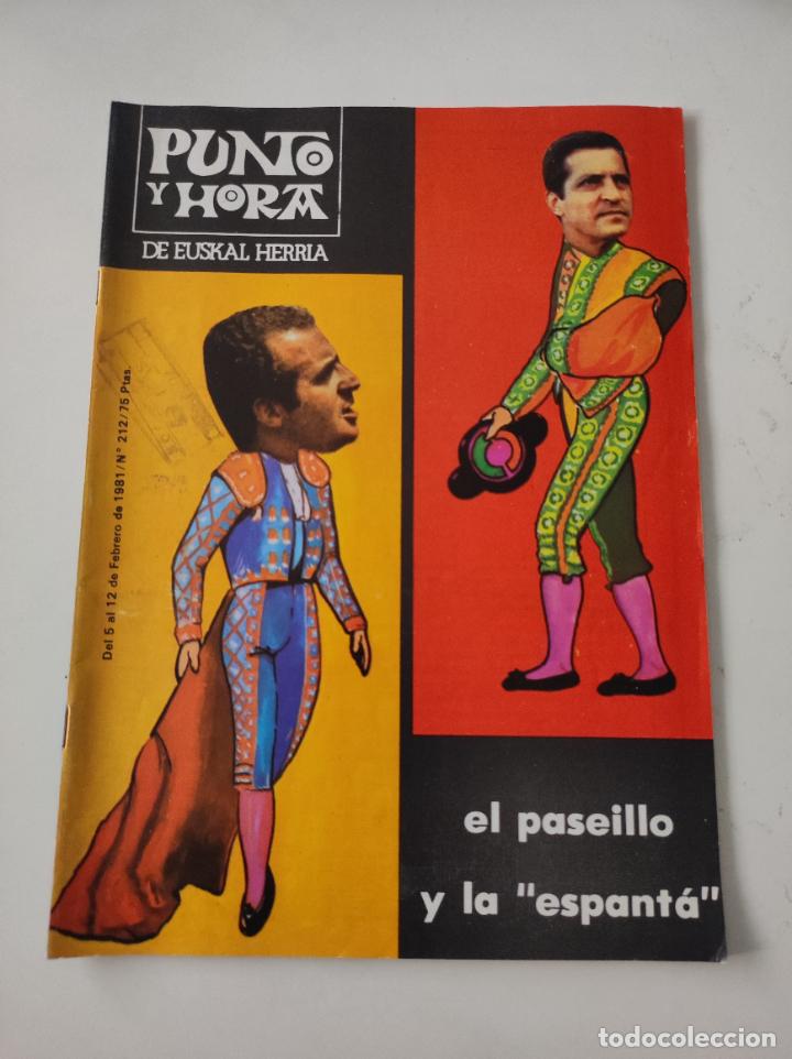 Collezionismo di Riviste e Giornali: Revista Punto y Hora de Euskal Herria. N&ordm; 212 - VVAA