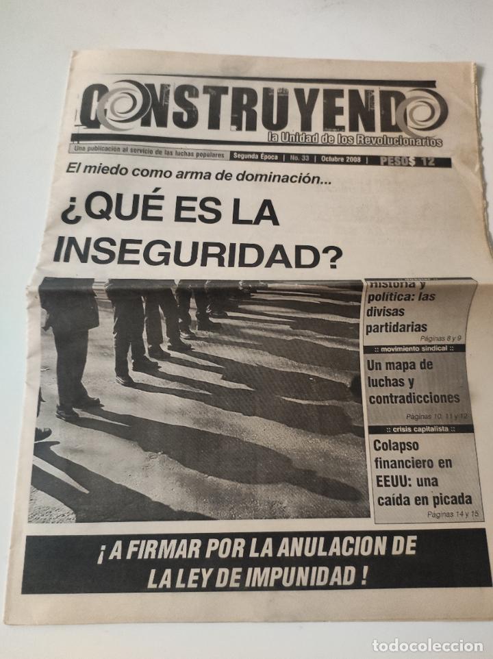 Collection Magazines and Newspapers: Revista Construyendo La Unidad de los Revolucionarios N&ordm; 33.Segunda Epoca. Oc 2008 - VVAA
