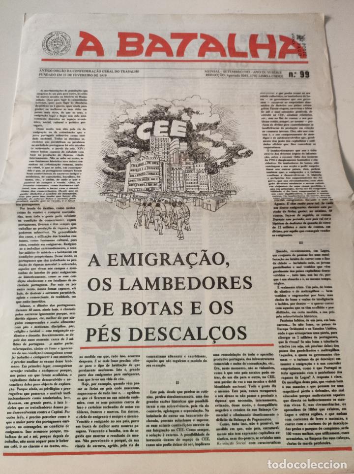 Collection Magazines and Newspapers: Revista A BATALHA N&ordm; 99.Sep 1983. A&ntilde;o IX -VI Serie - VVAA
