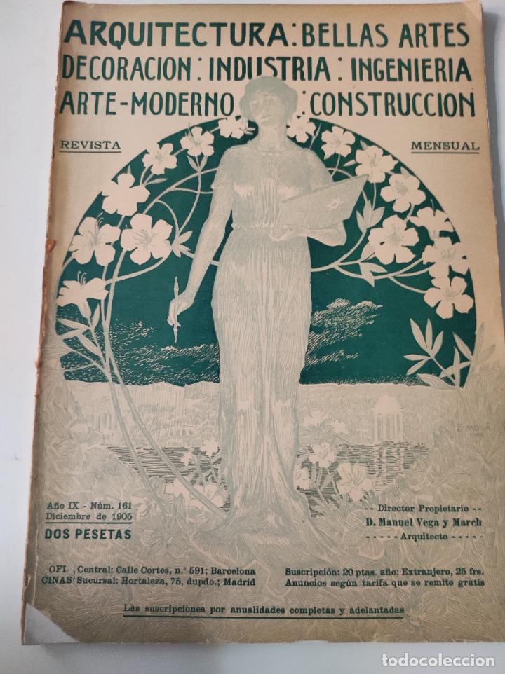 Coleccionismo de Revistas y Peri&oacute;dicos: Revista Arquitectura : Bellas Artes. Decoracion : Industria: Ingenieria. Arte -Moderno: Construcci