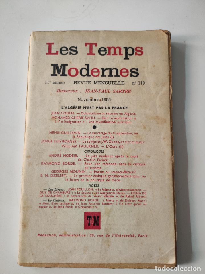Collection Magazines and Newspapers: Revista LES TEMPS MODERNES. Directeur : J -P Sastre.N&ordm; 119 Nov 1955 .11 Annee - VVAA