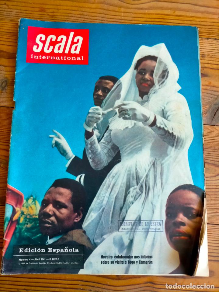 Coleccionismo de Revistas y Peri&oacute;dicos: Revista antigua scala international edici&oacute;n espa&ntilde;ola a&ntilde;os 60 visita a Togo y Camer&uacute;n