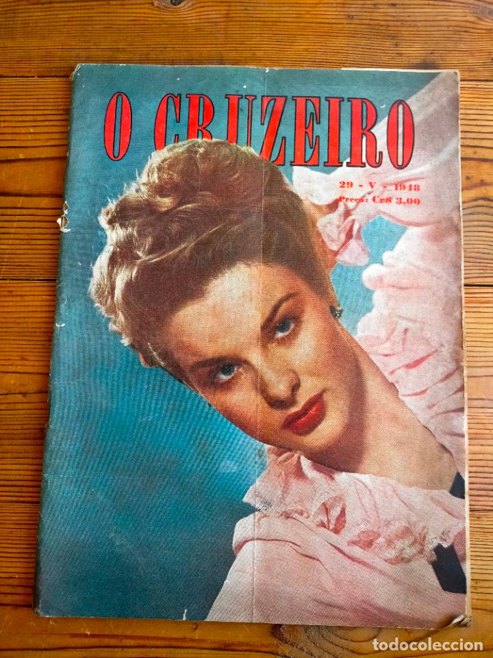 Coleccionismo de Revistas y Peri&oacute;dicos: Revista antigua O cruzeiro a&ntilde;os 40 n&ordm;29 V 1948 portugues Portugal Brasil Brazil anuncio Philips