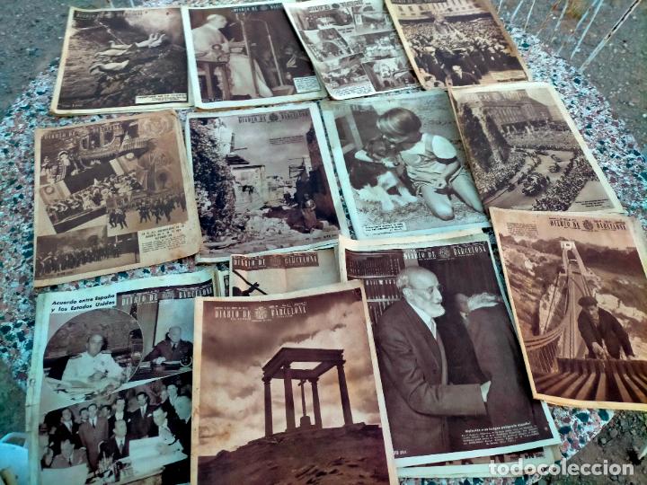 Collezionismo di Riviste e Giornali: Lote de revistas antiguas peri&oacute;dicos Diario de avisos y noticias de Barcelona a&ntilde;os 50 1953 1954