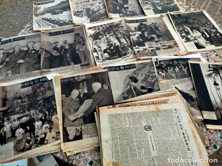 Coleccionismo de Revistas y Peri&oacute;dicos: Lote de revistas antiguas peri&oacute;dicos Diario de avisos y noticias de Barcelona a&ntilde;os 50 1957