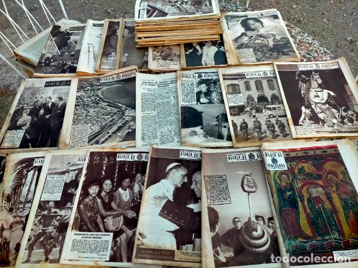 Coleccionismo de revistas y peri&oacute;dicos: Lote de revistas antiguas peri&oacute;dicos Diario de avisos y noticias de Barcelona a&ntilde;os 50 1963