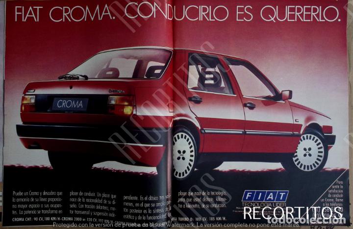 Coleccionismo de Revistas y Peri&oacute;dicos: fiat croma anuncio publicidad
