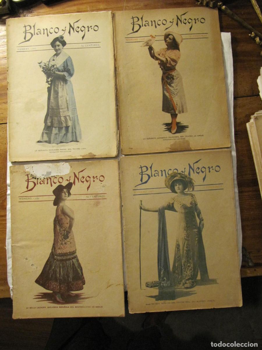 Coleccionismo de revistas y peri&oacute;dicos: 4 REVISTAS BLANCO Y NEGRO - N&ordm;1027 - N&ordm;1028 -N&ordm; 1030 - N&ordm;1033