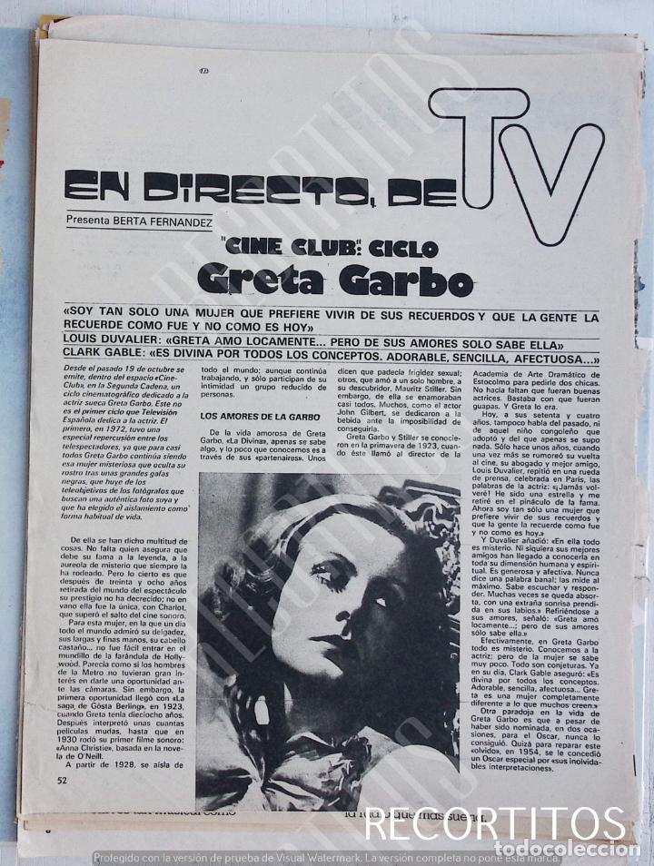Coleccionismo de Revistas y Peri&oacute;dicos: GRETA GARBO