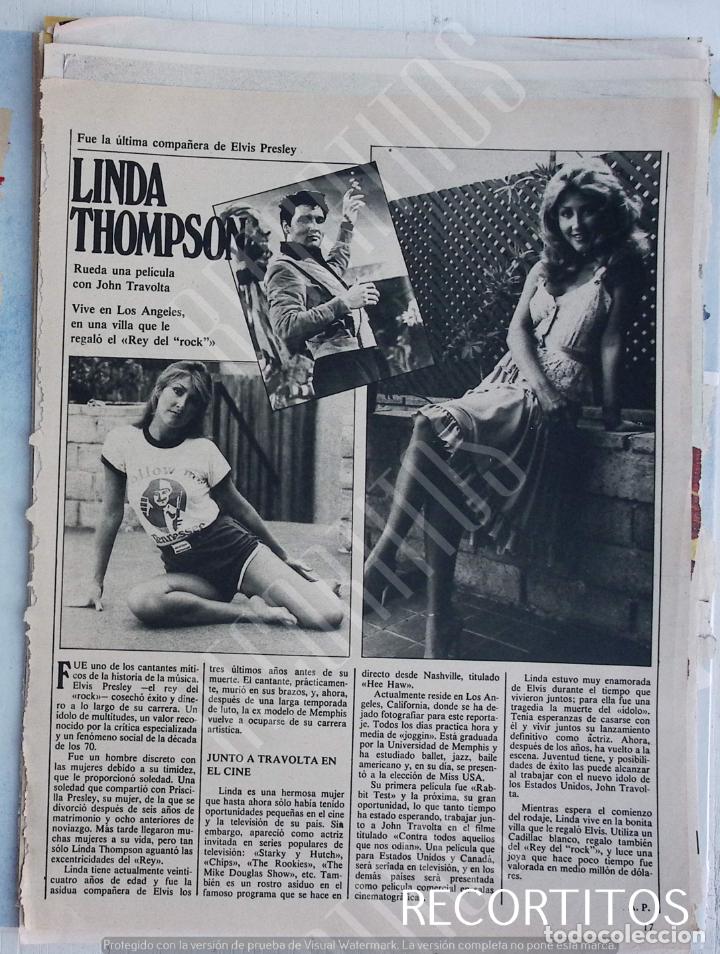 Coleccionismo de revistas y peri&oacute;dicos: LINDA THOMPSON ELVIS PRESLEY