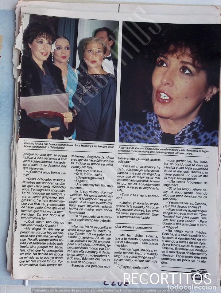 Coleccionismo de Revistas y Peri&oacute;dicos: CONCHA VELASCO LINA MORGAN SARA MONTIEL