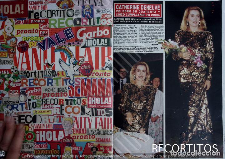 Collection Magazines and Newspapers: CATHERINE DENEUVE EN CHINA