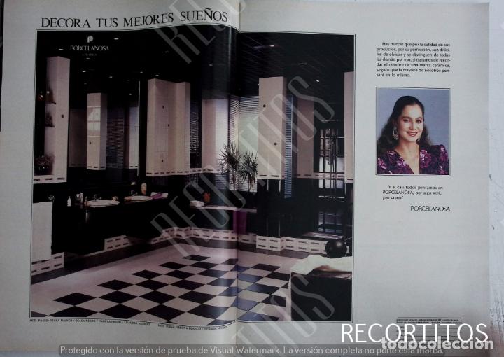Coleccionismo de Revistas y Peri&oacute;dicos: porcelanosa anuncio publicidad ISABEL PREYSLER
