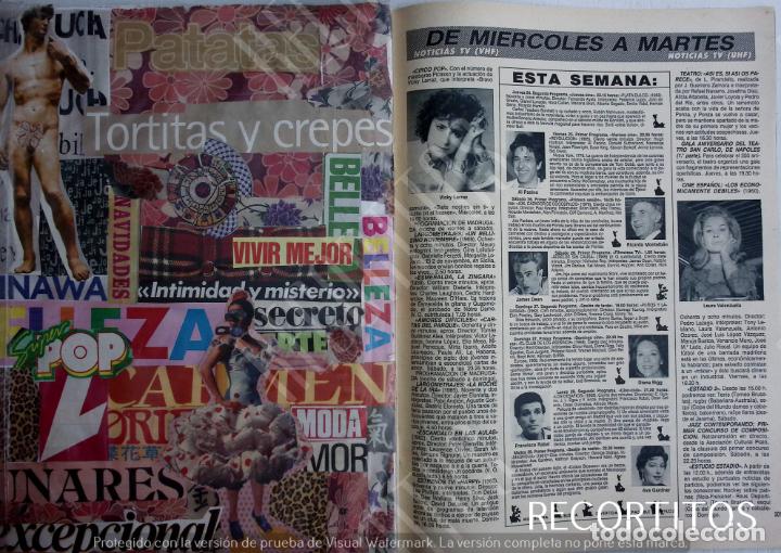 Coleccionismo de Revistas y Peri&oacute;dicos: VICKY LARRAZ LAURA VALENZUELA DIANA RIGG JAMAES DEAN AVA GARDNER
