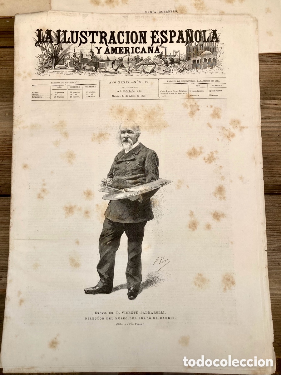 Coleccionismo de Revistas y Peri&oacute;dicos: 2895. Vicente Palmarolli. Museo Prado. Mexico. Guillermo Estrada Villaverde. Maria Luisa Guerra.