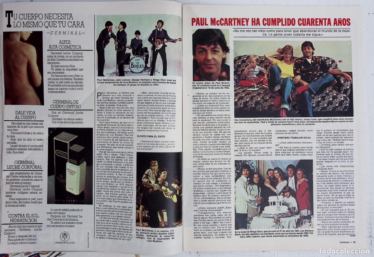 Coleccionismo de Revistas y Peri&oacute;dicos: PAUL MCCARTNEY THE BEATLES EAGLES LINDA