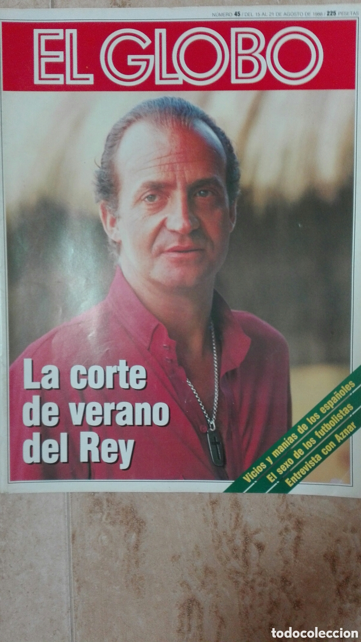 Coleccionismo de Revistas y Peri&oacute;dicos: Revista El Globo n&deg;45 Jos&eacute; Mar&iacute;a Aznar Sonia Braga Galer&iacute;as Preciados Ibarrola