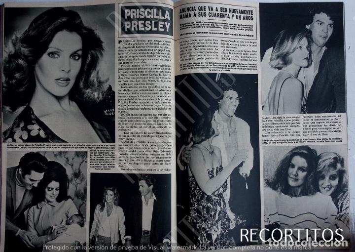 Coleccionismo de revistas y peri&oacute;dicos: priscilla presley elvis