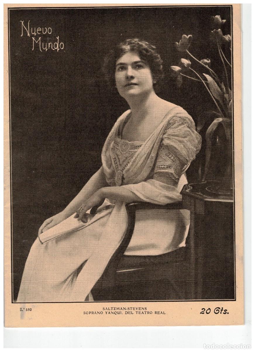 Collection Magazines and Newspapers: 1911. EL REY EN EL BARRANCO DEL LOBO. CAROLINA CORONADO. TEMPORAL NIEVES EN REINOSA. MUSEO BARCELON