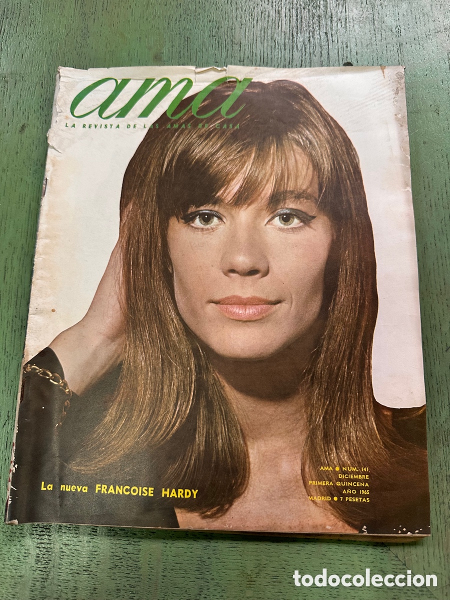 Coleccionismo de Revistas y Peri&oacute;dicos: REVISTA AMA - NUMERO 141 - DICIEMBRE 1965 - PORTADA FRANCOISE HERDY