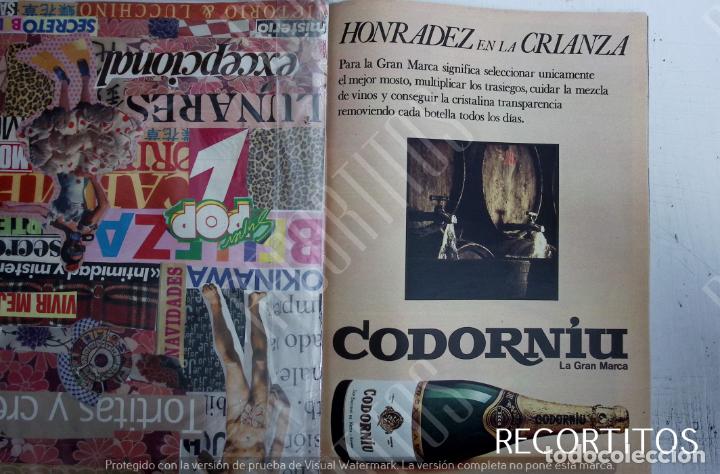 Coleccionismo de Revistas y Peri&oacute;dicos: CODORNIU CAVA ANUNCIO PUBLICIDAD