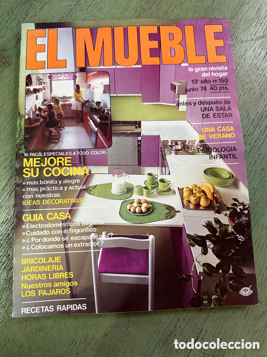 Coleccionismo de Revistas y Peri&oacute;dicos: EL MUEBLE - REVISTA DE DECORACI&Oacute;N - NUMERO 150 - A&Ntilde;O 1974