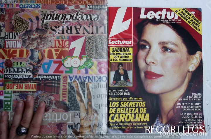 Collectionnisme de Revues et Journaux: recorte portada sabrina salerno carolina de monaco