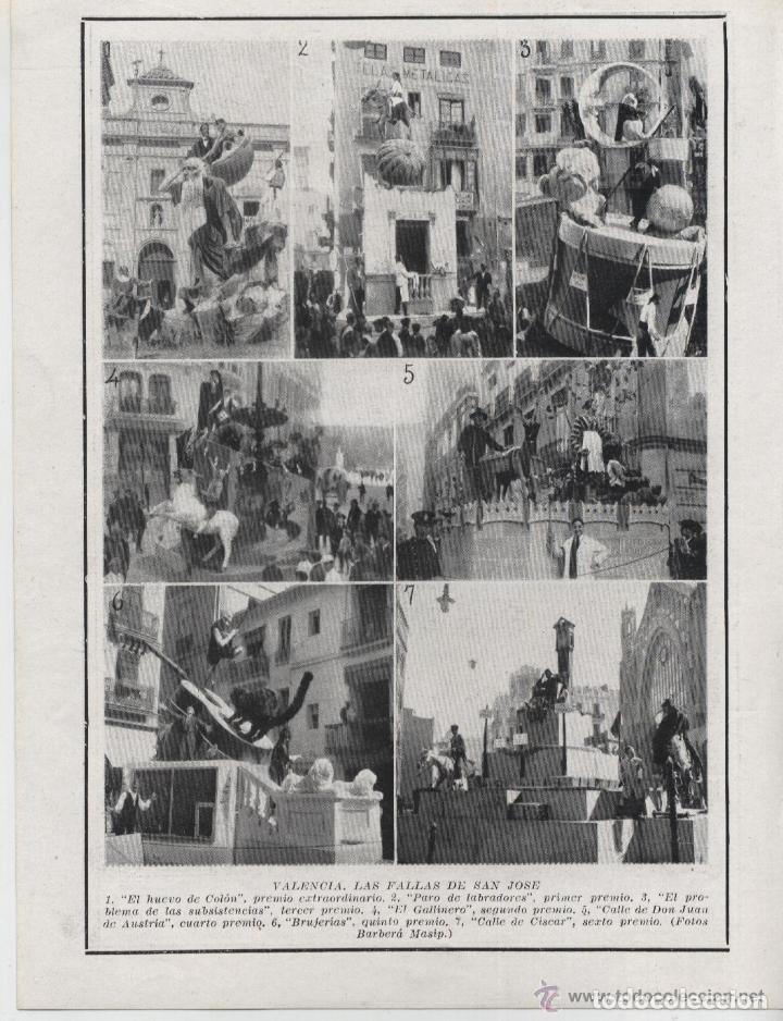 Coleccionismo de Revistas y Peri&oacute;dicos: * VALENCIA * SAN JOS&Eacute; * Fallas premiadas - 1921