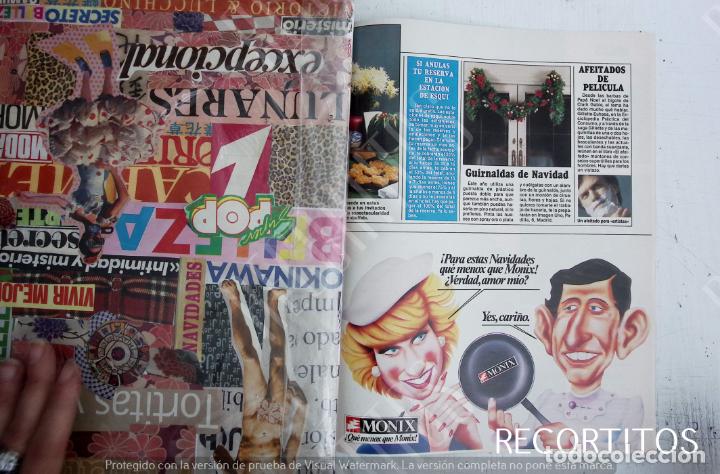 Colecionismo de Revistas e Jornais: lady di diana de gales carlos de inglaterra anuncio sartenes monix