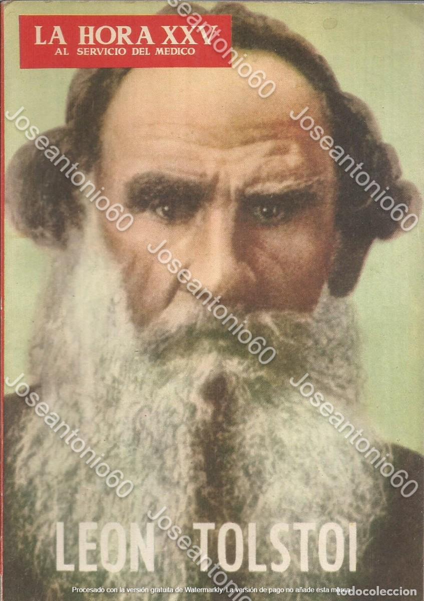 Coleccionismo de Revistas y Peri&oacute;dicos: Coleccion la hora XXV. Le&oacute;n Tolstoi. 1958. N&ordm; 14