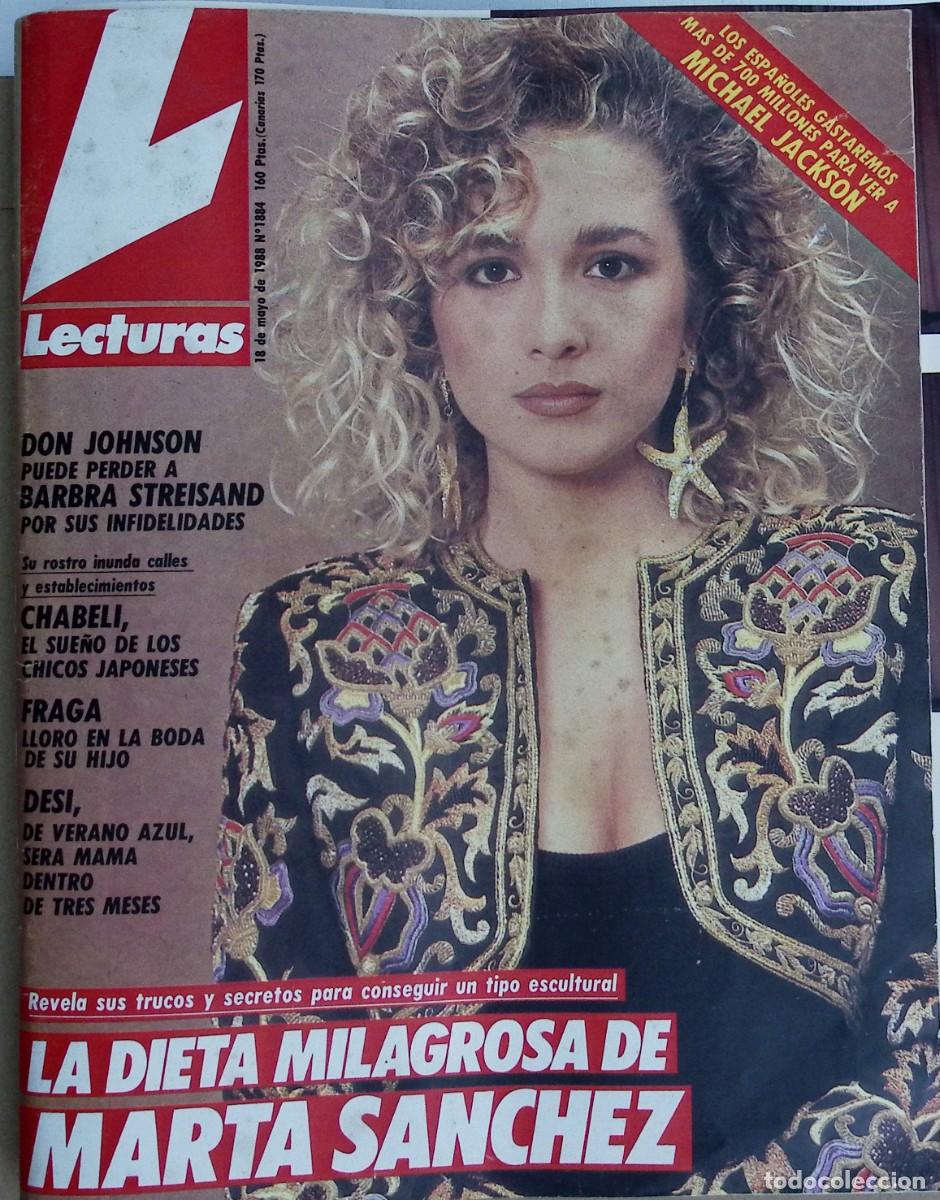 Coleccionismo de revistas y peri&oacute;dicos: recorte portada marta sanchez