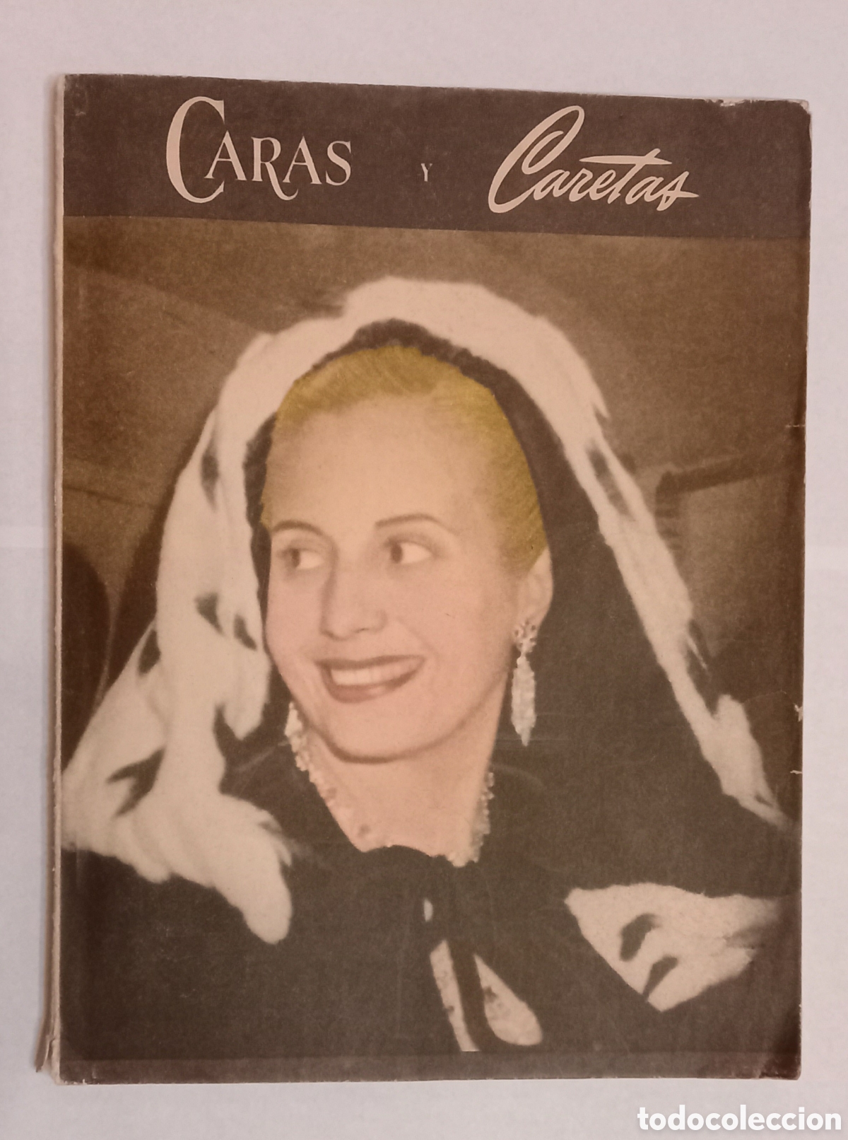 Coleccionismo de Revistas y Peri&oacute;dicos: Antigua revista &rdquo;Caras y Caretas&rdquo; edicion especial Eva Per&oacute;n 1952