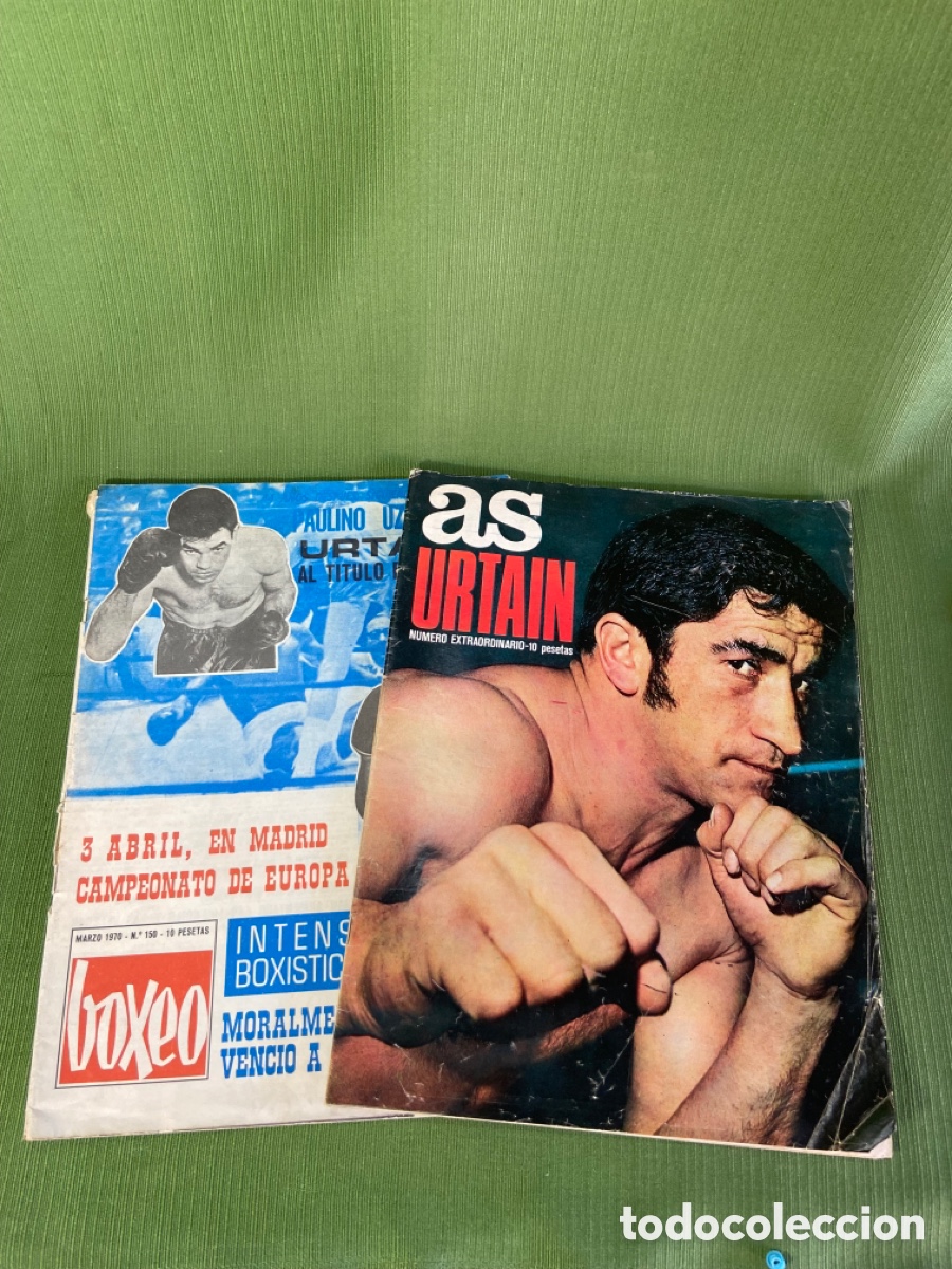 Coleccionismo de revistas y peri&oacute;dicos: AS, n&uacute;mero extraordinario URTAIN y revista boxeo (n&uacute;m. 170 marzo 1970).