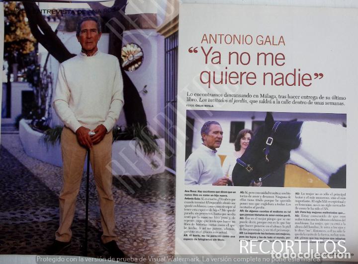 Coleccionismo de Revistas y Peri&oacute;dicos: antonio gala por ana rosa quintana