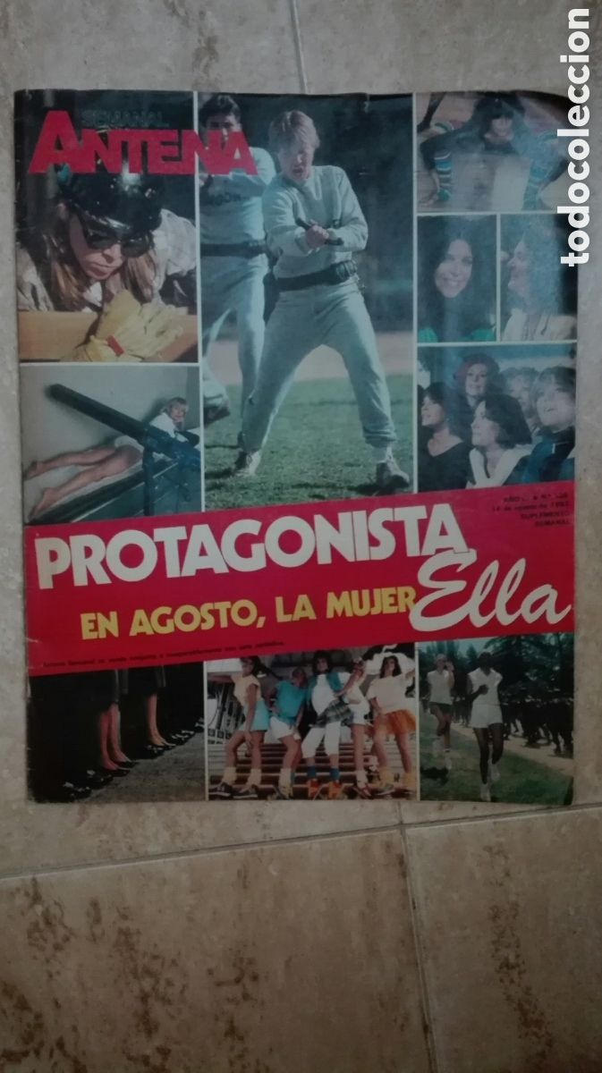 Sammeln von Zeitschriften und Zeitungen: Antena semanal n&deg; 138 Juan Pardo Victoria Principal Jane Fonda comic Aventuras de Tom Sawyer