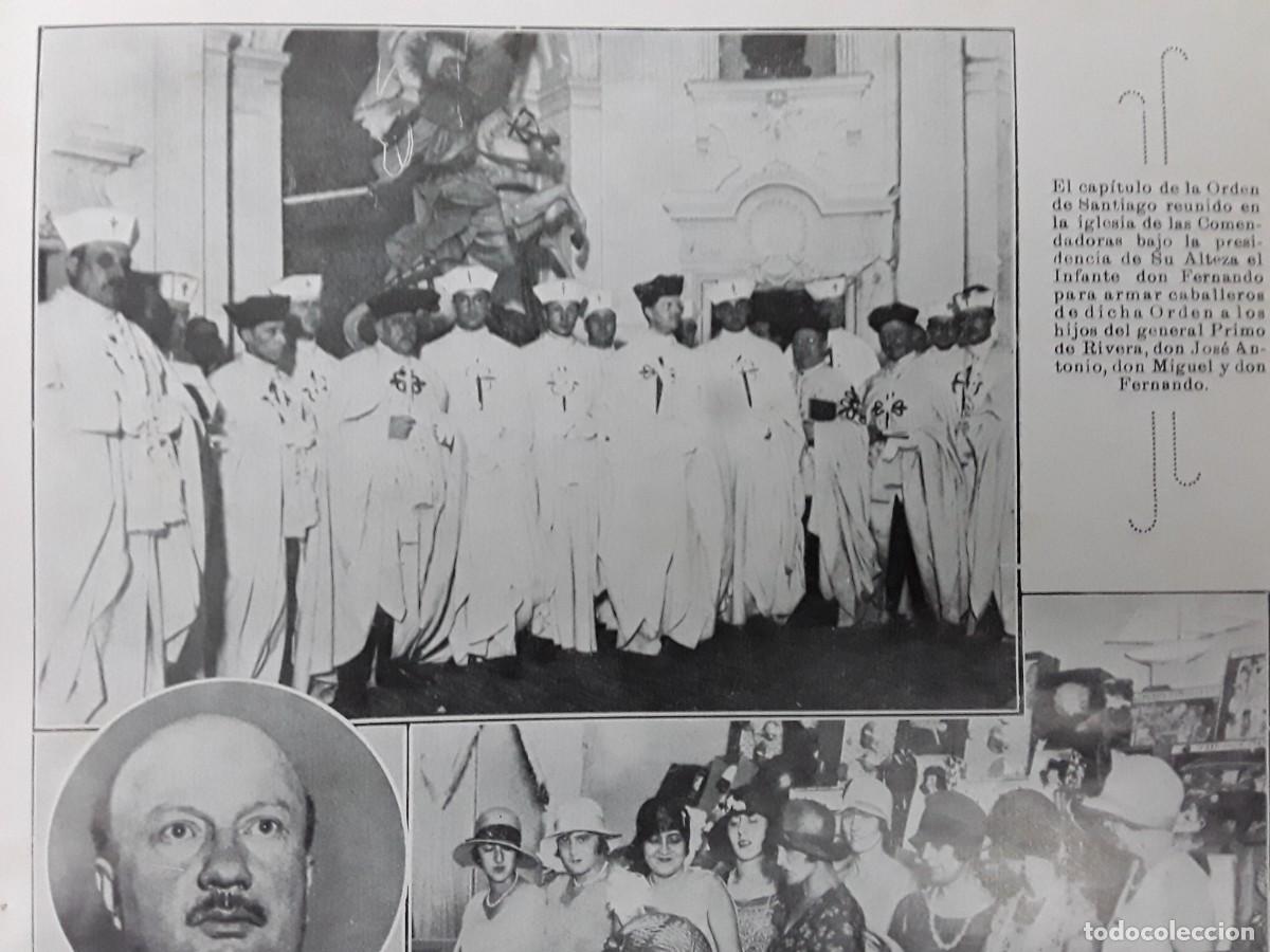 Collezionismo di Riviste e Giornali: CAPITULO ORDEN SANTIAGO ARMAR CABALLEROS ORDEN HIJOS GENERAL PRIMO RIVERA HOJA A&Ntilde;O 1928