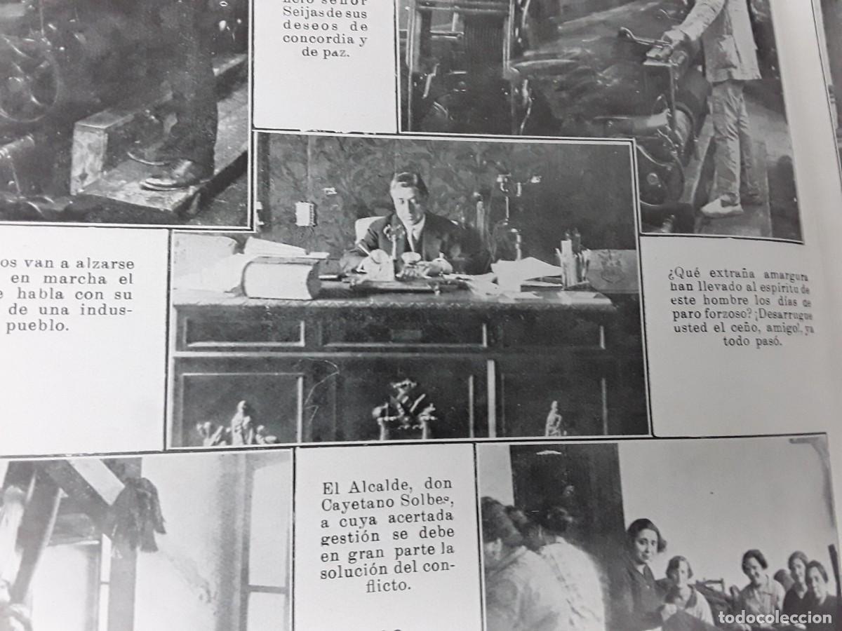 Collection Magazines and Newspapers: CAYETANO SOLBES ALCALDE ALCOY HUELGA GENERAL INDUSTRIA HOJA A&Ntilde;O 1928