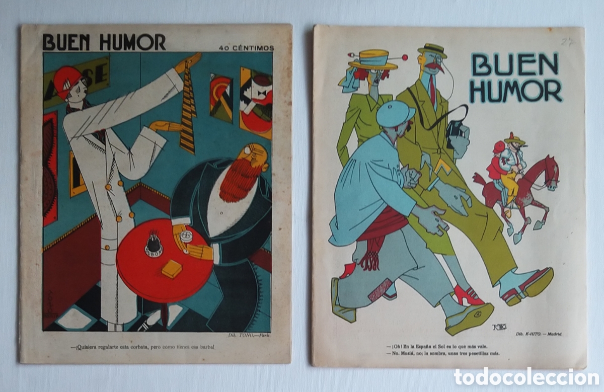Collection Magazines and Newspapers: BUEN HUMOR. Semanario sat&iacute;rico. Nos. 27 y 188.