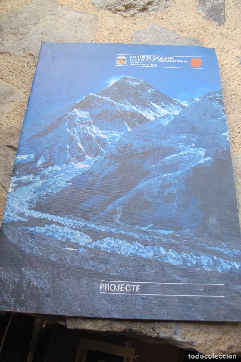 Coleccionismo de Revistas y Peri&oacute;dicos: EXPEDICIO CATALANA A L'EVEREST. PROJECTE. ARESTA W HIMALAIA NEPAL 1982