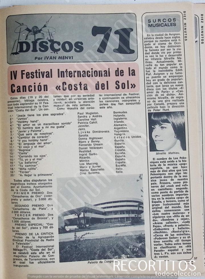 Coleccionismo de Revistas y Peri&oacute;dicos: mireille mathieu festival de la cancion costa del sol