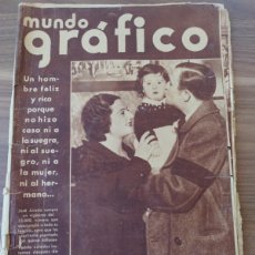 Coleccionismo de Revistas y Periódicos: REVISTA 1935: MUNDO GRAFICO Nº 1260 - CANDIDATOS ELECCIONES 1936 - LOTERIA NAVIDAD