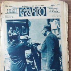 Coleccionismo de Revistas y Periódicos: REVISTA 1933: MUNDO GRAFICO Nº 1134 / JEFES DE LA GUARDIA CIVIL CONDECORADOS POR LA REPUBLICA