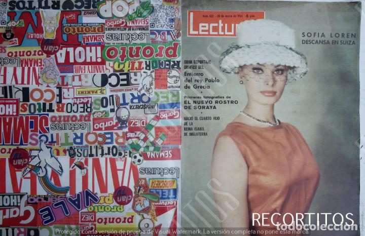 Coleccionismo de Revistas y Peri&oacute;dicos: RECORTE PORTADA SOFIA LOREN