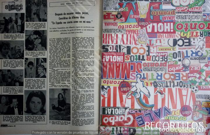 Coleccionismo de Revistas y Peri&oacute;dicos: REINA GERALDINE DE ALBANIA GERALDINA LAUREN BACALL SOFIA LOREN GINA LOLLOBRIGIDA ANITA EKBERG