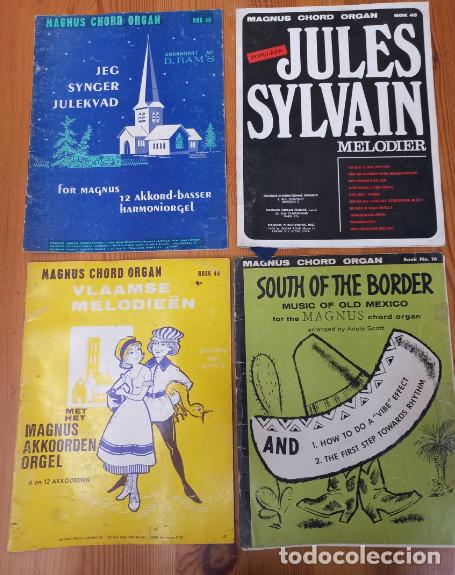 Coleccionismo de Revistas y Peri&oacute;dicos: MAGNUS CHORD ORGAN, 4 REVISTAS ATIGUAS DE MUSICA, N&ordm; 16 44 45 48, 1959 69