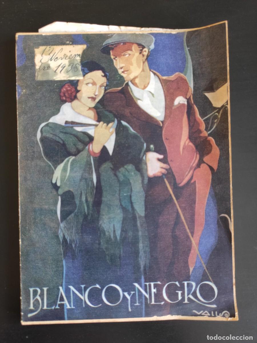 Colecionismo de Revistas e Jornais: BLANCO Y NEGRO. N&ordm; 2.313. A&Ntilde;O 1935. VISIONES DE LA GUERRA &Iacute;TALO-ABISINIA. VITRINA DE LA LATER.. LEER