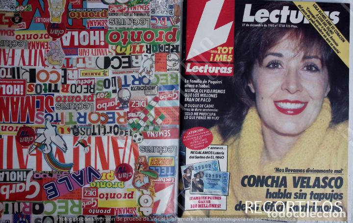 Coleccionismo de revistas y peri&oacute;dicos: RECORTE PORTADA CONCHA VELASCO